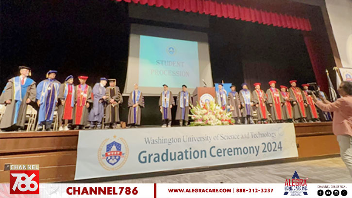 ওয়াশিংটন ইউনিভার্সিটি অব সায়েন্স অ্যান্ড টেকনোলজির সমাবর্তন ওয়াশিংটন ইউনিভার্সিটি অব সায়েন্স অ্যান্ড টেকনোলজির সমাবর্তন