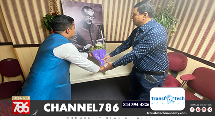 বঙ্গবন্ধুর প্রতিকৃতিতে ফোবানার শ্রদ্ধা নিবেদন বঙ্গবন্ধুর প্রতিকৃতিতে ফোবানার শ্রদ্ধা নিবেদন
